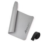 Boldfit Yoga Mats For Women Yoga Mat For Men Exercise Mat For Home Gym Mat Anti Slip YogaMate 5mm Workout Mat YogaMat For Kids Yoga Mate Gym Mats – Grey, Ethylene Vinyl Acetate