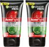 Garnier Men Acno Fight, Salicylic Acid, Repairs Skin & Balances Oils, Anti-Pimple Face Wash(300 g)