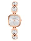 French Connection Square Dial Stone on Strap Analog Watch for Women -FCN0106SRGM
