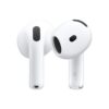 Apple AirPods 4 Wireless Earbuds, Bluetooth Headphones, Personalised Spatial Audio, Sweat and Water Resistant, USB-C Charging Case, H2 Chip, Up to 30 Hours of Battery Life, Effortless Setup for iPhone