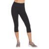 Skechers Women’s Walk Go Flex High Waisted Capri Yoga Leggings, Bold Black, M