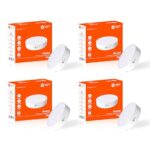 Orient Electric 12W Rimless LED Surface Panel Light | 990 Lumens | Wide Voltage Operation | Up to 4.0 kV Surge Protection| 6500K, Cool White Light| BIS Certified | Made in India| Pack of 4