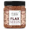 LILA DRY FRUITS Flax Seeds 500 gms | Fibre Rich Raw Unroasted Flax Seed for Hair Growth | Diet Food for Weight Management | Alsi Seeds for Eating | Avise Ginjalu Seeds Perfect for Gifting