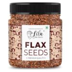 LILA DRY FRUITS Flax Seeds 500 gms | Fibre Rich Raw Unroasted Flax Seed for Hair Growth | Diet Food for Weight Management | Alsi Seeds for Eating | Avise Ginjalu Seeds Perfect for Gifting