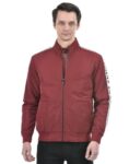 Numero Uno Men’s Crimson Modern Retro Track Jacket