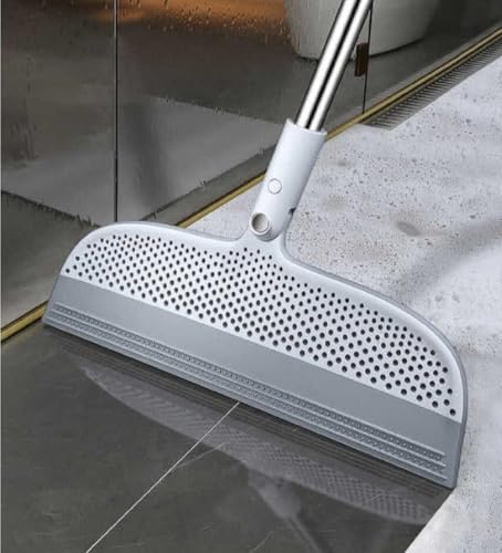 Kleeno by Cello Compacto Floor Cleaning Set, Blue | 360° Flexible Rotation Steel Handle with 2 Microfiber Refills | Durable & User-Friendly Design | Spin Pocha Mop Set with Bucket | Mop with Bucket