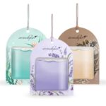 Aromahpure Gel Wink Hanging Car Perfume – Lavender, Musk, ocean | Pack of 3 | Long-Lasting Gel Based Car Air Freshener | Car Accessories | Last Up to 30 Days