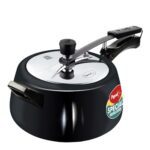 Pigeon by Stovekraft 5 Litre Special Plus Hard Anodised Inner Lid Induction Base Pressure Cooker (Black) BIS Certified, 220 Watts