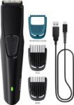 PHILIPS BT1233/18, Dura Power Tech, Skin Safe Trim Trimmer 30 min  Runtime 4 Length Settings(Black)