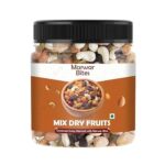 MarwarBites Mix Dry Fruit 900GM | Healthy Mixed Nuts and Seed with Almonds, Cashews, Dates, Pumpkin Seeds, Candied Amla | Reusable Jar Pack