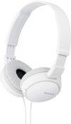 Sony MDR-ZX110A On Ear Stereo Wired Headphones (White), Without Mic
