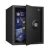 Amazon Basics 40 Litres Digital Safes for Home & Office – Digital Lock 2-in-1 unlocking | locker safe with Motorized Door Locking Mechanism | Size : 42 H x 35 W x 42 D(cm) | Black | Weight: 16 Kgs