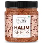 LILA DRY FRUITS Halim Seeds 250g Jar Pack | Aliv Seed | For Eating and Weight management | Garden Cress Seeds | Grown In India | Export Quality Haleem Seeds for Hair Growth Perfect for Gifting