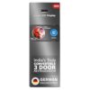 Bosch MaxFlex Convert 335L, 3 Star Inverter Frost Free Triple Door Refrigerator (CMC36K03NI, 8-in-1 Convertible, UV Protected Body Shield, VitaFresh Technology, Adaptive UI, Smoky Steel)