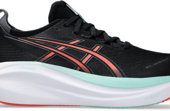 Asics GEL-NIMBUS 27 Running Shoes For Men(Black , 6)