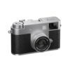 Fujifilm X Half 17.7MP 1 inch CMOS Sensor with 10.8mm f/2.8-11 Lens|Retro Style mirrorless Compact Travel Camera|2k vlogging for Street/Lifestyle – Silver
