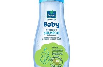 Parachute Advansed Baby Shampoo for Kids | Doctor Certified | Tear Free | Tender Coconut Water & Virgin Coconut Oil | Soft & Shiny Hair | 410ml
