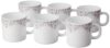 Larah by BOROSIL Lark Opalware Mug, Set of 6 Tea/Coffee Mugs, 180 ml Each, Microwave & Dishwasher Safe, Bone-Ash Free, Crockery Set Ideal for Daily Use & Gifting, White