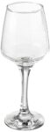 Amazon Brand – Solimo Wine Glass Set, 310ml, Set of 6, Transparent