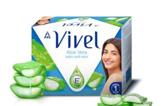 Vivel Aloe Vera Grade 1 Bathing Soap with Vitamin E for Soft Glowing skin, 600g (150g – Pack of 4), Soap for Women & Men, For All Skin Types