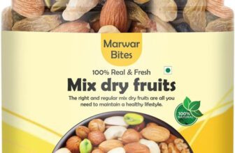 Marwar Bites Mix Dry Fruits | Healthy & Tasty Snack | Nutritious Energy Boost Almonds, Apricots, Cashews, Dates, Figs, Pistachios, Raisins, Walnuts(1 x 500 g)