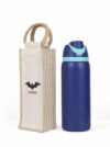 BATBIRD Insulated Stainless Steel Thermos Flask with One-Touch Leakproof Lid 960 ml Stainless Steel Bottle(Pack of 1, Blue)