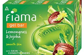 Fiama Gel Bar Lemongrass And Jojoba, 375g (125g – Pack of 3), with Skin Conditioners for Smooth Skin, Bathing Soap for Women & Men, For All Skin Types
