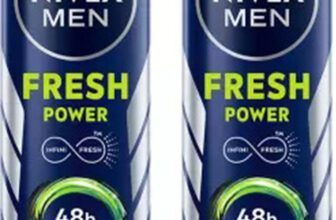 NIVEA Fresh Power Deo Spray, 48h Derma Odour Protection with Citrus, Musk, Spice Body Spray  –  For Men(300 ml, Pack of 2)