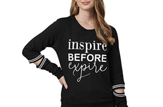Campus Sutra Women’s Cotton Crew Neck Sweatshirt (CB22_CSW-AW-SS0157_Black_L)