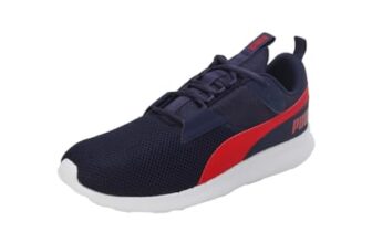 PUMA Men, Player IDP, New Navy-High Risk Red-White, Sneaker, 8UK, (38752505)