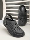 action COOL-1001 Trendy Comfortable Lightweight Breathable Casual Slip-On Men Sandals(Black , 10)