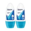 Rexona for Female Shower Fresh Underarm Roll On Deodorant + Antiperspirant With Glycerine, Removes Odour, Even Skin Tone,Keeps Skin Fresh & Clean, Alcohol Free, 50 Ml (Pack Of 2)
