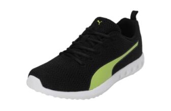 Puma Men’s Dwane Walking Shoe, Puma Black-Nrgy Yellow, 9