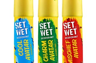 SET WET Deodorant Spray Perfume Cool, Charm & Mischief Avatar for men, 150ml (Pack of 3)
