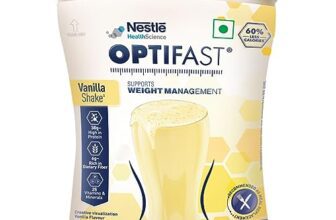 Nestlé Optifast Weight Management Shake | Vanilla Flavour | Scientifically Designed Weight Loss Diet | Meal Replacement Shake for Weight Loss | 400 G Jar