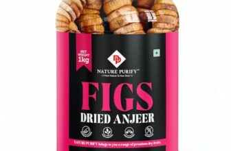 Nature Purify Premium Dried Figs | 1 kg | Dried Anjeer | Rich Source Of Fiber | Healthy Snack | Ideal for Festive Gifting