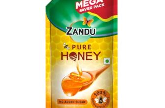 Zandu Pure Honey 750gm Pouch Pack- Unbreakable, Easy to Pour, Travel Friendly,Guaranteed Purity, No Added Sugar, German Lab tested for Adulteration, 500+ Quality Tests