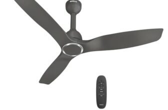 Havells Stealth Slim BLDC 1200 mm Ceiling Fan | Remote Controlled, High Air Delivery Fan | 5 Star Rated, Upto 50% Energy Saving, Reverse Rotation, 2 Year Brand Warranty | (Pack of 1, Graphite)