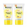 Garnier Skin Naturals Bright Complete Vitamin C Facewash, For Brighter and Glowing Skin – Daily Cleanser Suitable For all Skin Types, 150g (Pack of 2)