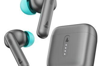 Boat Airdopes 141, Low Latency, ENx Tech, 42HRS Battery, Fast Charge, IWP, IPX4, Bluetooth Earbuds, TWS Ear Buds Wireless Earphones with mic (Cider Cyan)