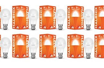Halonix 9W B22 LED Cool White Bulb, Pack of 10