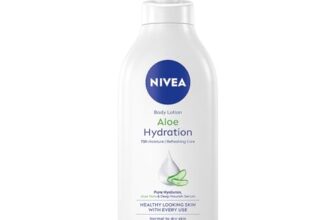 NIVEA Aloe Hydration Body Lotion 600 ml | 72 H Moisturization | Refreshing | Non Sticky Feel | With Goodness of Aloe Vera For Instant Hydrating In Summer | For Men & Women