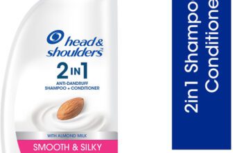 HEAD & SHOULDERS Smooth and Silky 2-in-1 Anti-Dandruff Shampoo + Conditioner for Dry, Frizzy Hair(650 ml)