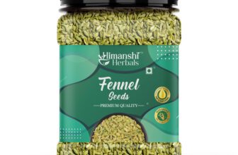 HIMANSHI HERBALS Green Fennel Seeds | Natural Saunf for Digestion | Fresh Breath | Spice Seeds(250 g)