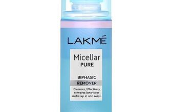 Lakme Biphasic Micellar Face Cleansing Water 100ml | Removes Waterproof Makeup | Oil and Water Formula