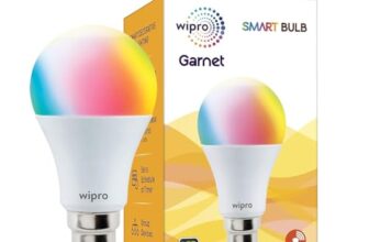wipro 9W B22 LED Multicolor WiFi Smart Bulb, (NS9200)