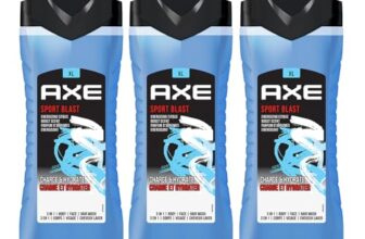 AXE Sport Blast 3-in-1 Body, Face & Hair Wash Invigorating Freshness | Cleanses & Energizes | Combo of 3 | 400ml