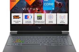 HP Victus Intel Core i5 13th Gen 13420 H – (16 GB/512 GB SSD/Windows 11 Home/6 GB Graphics/NVIDIA GeForce RTX 3050) C25VSPA#ACJ Gaming Laptop(15.6 Inch, Blue, With MS Office)