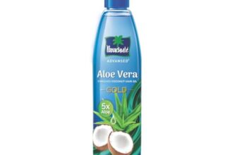 Parachute Advansed Aloe Vera Enriched Coconut Hair Oil Gold | 5X Aloe Vera With Coconut | Makes Hair Sooperr Soft | 600ml
