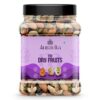 Auravita Mix Dry Fruit 500GM | Healthy Mixed Nuts and Seed with Almonds, Cashews, Dates, Pumpkin Seeds, Candied Amla | Reusable Jar Pack Of 1